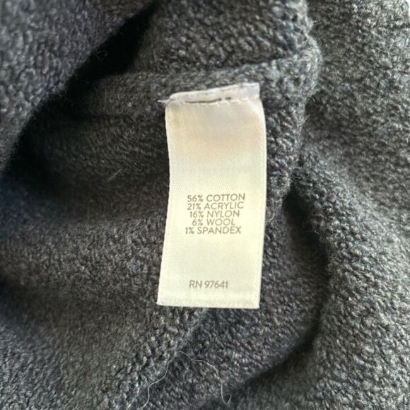 J. Jill PureJill Hooded Sweater Slate Blue Gray Small - Picture 7 of 8